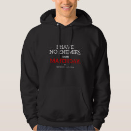 Sudadera divertida de fútbol sin enemigos hasta el