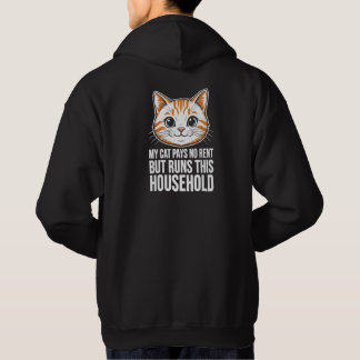 Sudadera divertida de gato - Pata frontal B