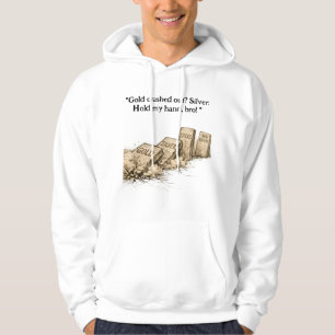 Sudadera divertida de inversión en oro vs plata