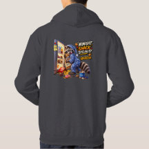 Sudadera divertida de mapache especialista en snac