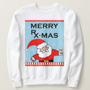 Sudadera divertida de Navidad para farmacéuticos