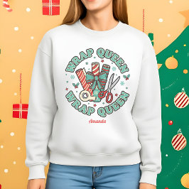 Sudadera divertida de Navidad para la Reina del Em