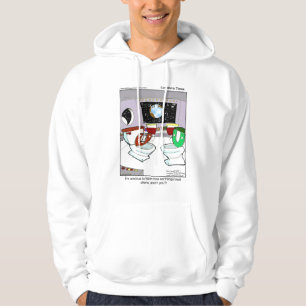 Sudadera divertida de ovni de inodoro por Rick Lon