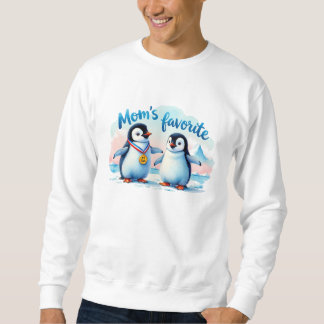 Sudadera divertida de pingüinos para hombre