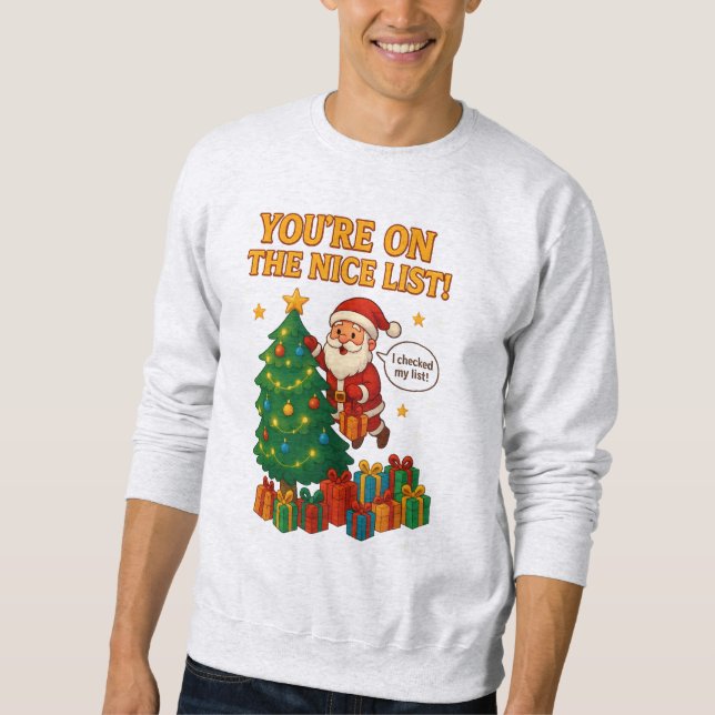 Sudadera divertida de Santa Navidad – Regalo de la (Anverso)