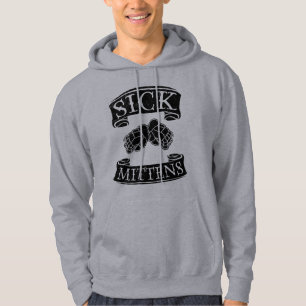 Sudadera Divertida jerga de hockey Sick Mittens Hoody