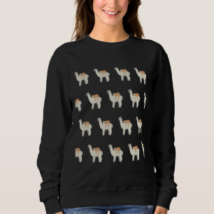Sudadera Divertida Lema Durmiendo Sobre El Patrón De Llama