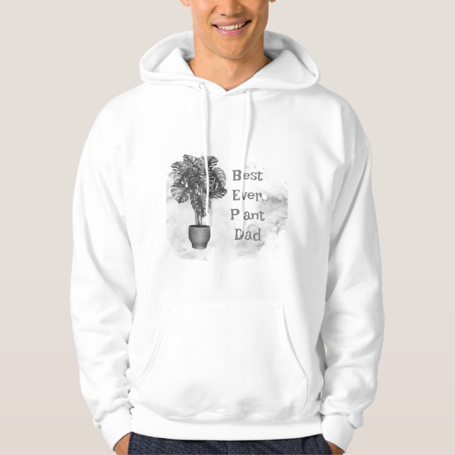 Sudadera Divertida Mejor Planta De La Historia Papá Hogar M (Anverso)
