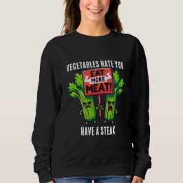 sudadera divertida para carnívoros