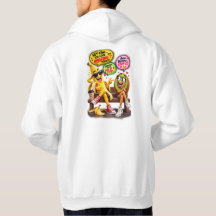 Sudadera divertida para parejas de plátano y kiwi