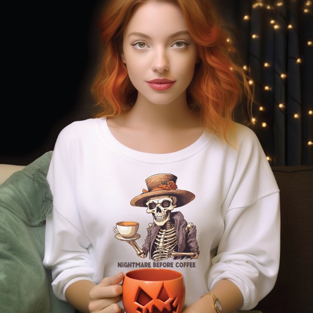 Sudadera Divertida pesadilla de Halloween antes del esquele (Subido por el creador)