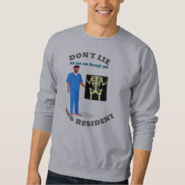 Sudadera Divertida Radiología Residente Personalizado Radio