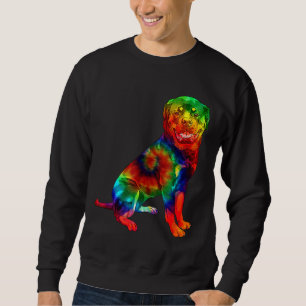 Sudadera Divertida Rottweiler Psicodélica Hippie Rottie Per