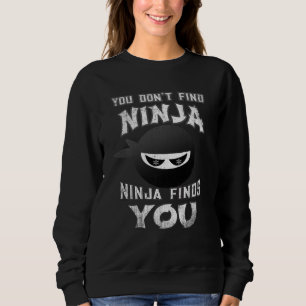 Sudadera Divertida Tripulación De Ninja Responsable No Encu