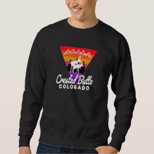 Sudadera Divertida vida silvestre Crested Butte Co Moose Mo