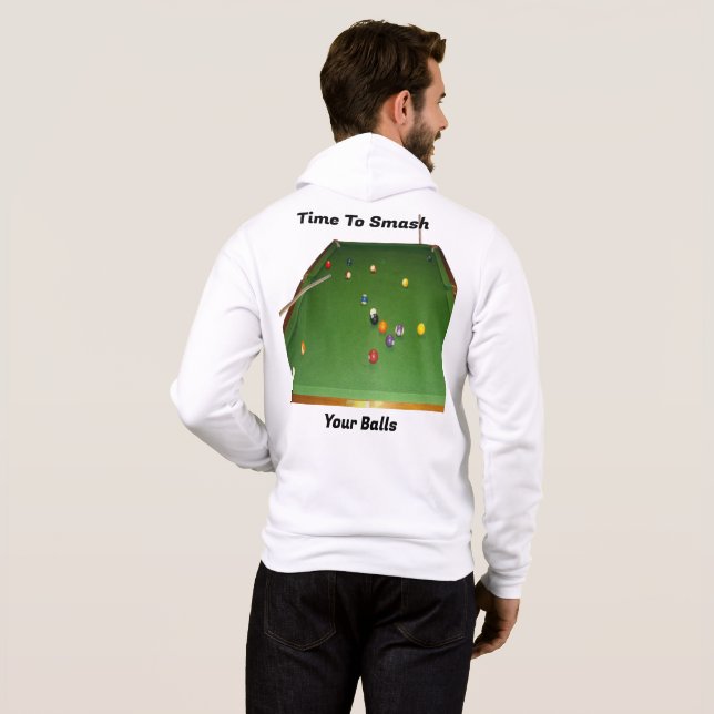 Sudadera Divertidas Bolas De Fútbol De Ocio, (Reverso completo)