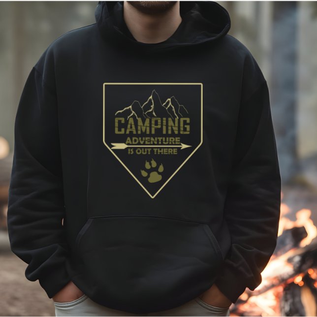 Sudadera Divertidas declaraciones de camping para los campi (Subido por el creador)
