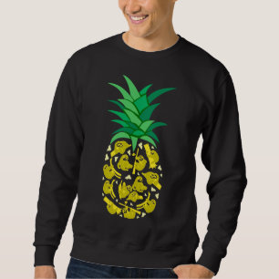 Sudadera Divertidas locuras construyendo una fruta de piña