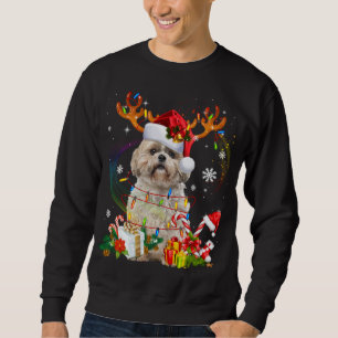 Sudadera Divertidas luces de los Navidades de renos de los 