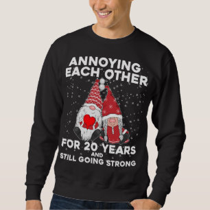 Sudadera Divertido 20 años de Navidades que se casan con pa