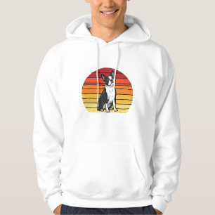 Sudadera Divertido Actitud de Perro Retro Boston Terrier