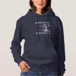 Sudadera Divertido Adulto 18th Birthday Gift idea Adulting<br><div class="desc">¿Estás luchando por encontrar el regalo perfecto para tu amigo o el cumpleaños 18 de tu ser querido? No hay más que fijarse en el hilarante diseño "Adulting in progress". Este diseño gracioso es perfecto para cualquiera que esté empezando su viaje a la edad adulta. Ya sea que se vayan...</div>