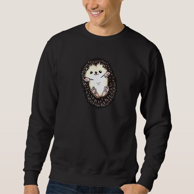 Sudadera Divertido africano con vientre de peluche de peluc (Anverso)
