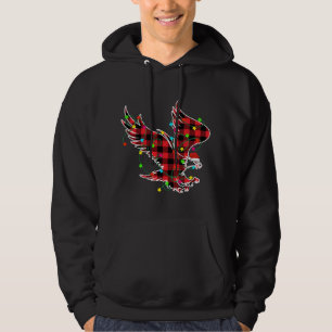 Sudadera Divertido águila Árbol de Navidad Rojo Pasteles An