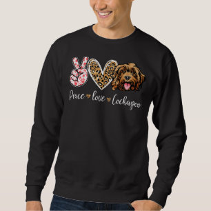 Sudadera Divertido amor por la paz Cockapoo Perro Lover