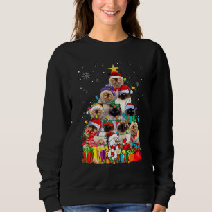 Sudadera Divertido árbol de Navidad himalayo, lindo Mascota