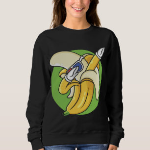 Sudadera Divertido Banana Dabbing Dancing Cuit Fruit Vegan
