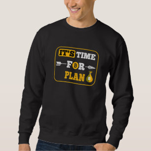 Sudadera Divertido Bitcoin Es Hora Del Plan B Blockchain Cr