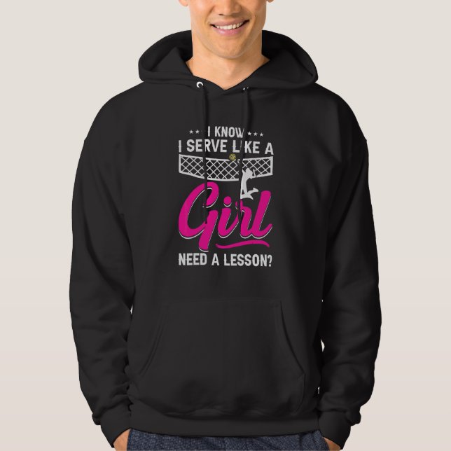 Sudadera Divertido bollo de voleibol para voleibol (Anverso)