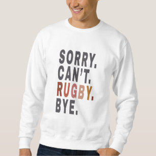 Sudadera Divertido bolso de fin de semana de Rugby, para Ma