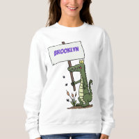 Divertido cocodrilo alineador con personalizado de