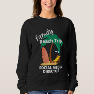 Sudadera Divertido coincidencia Familia Beach Road Viaje en