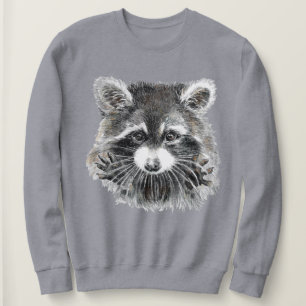 Sudadera Divertido color de agua dulce Raccoon Jazz manos H