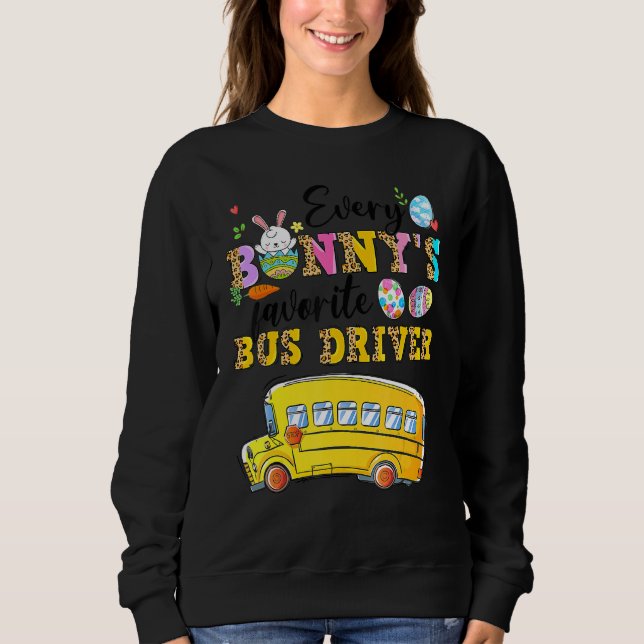 Sudadera Divertido conductor de autobús favorito de todos l (Anverso)