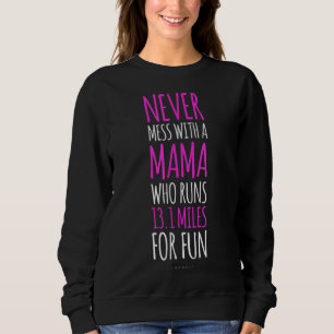 Sudadera Divertido Correr. 13.1 regalo de mamá corredor de