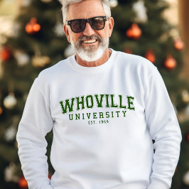 Sudadera Divertido cumpleaños de la Universidad Verde de Wh