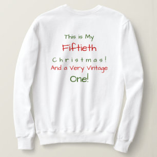 Sudadera Divertido Cumpleaños de Navidad Alegre y Brillante