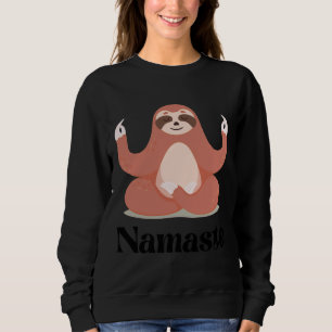 Sudadera Divertido curtido eslogan del yoga para nombrar cl