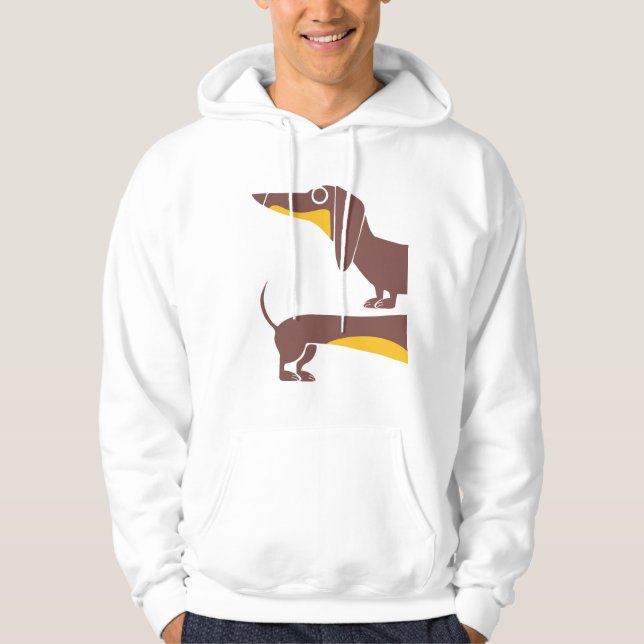 Sudadera Divertido dachshund lindo para padres de perros la (Anverso)