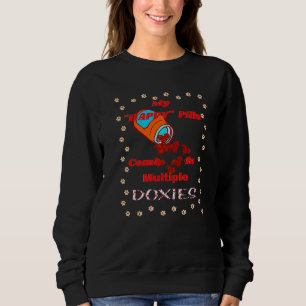 Sudadera Divertido Dachshund Mis Píldoras Felices Vienen En