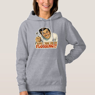 Sudadera Divertido Dentista Retro ¿Has estado usando hilo d