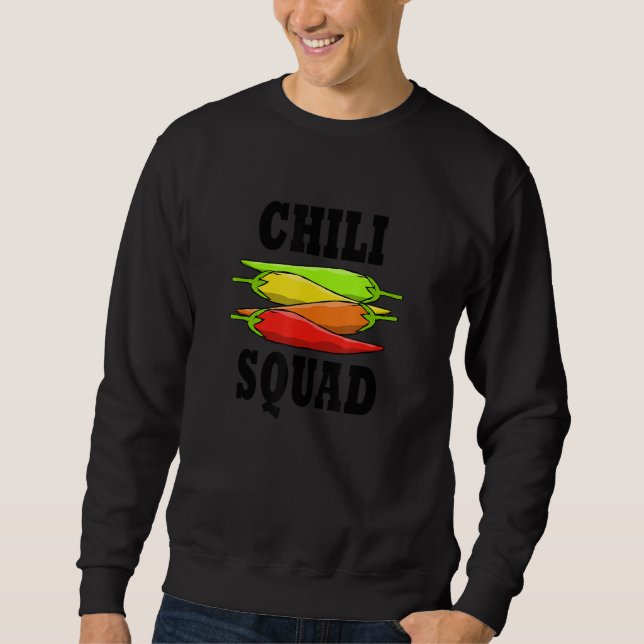 Sudadera Divertido dicho de la comida mexicana chile brin j (Anverso)
