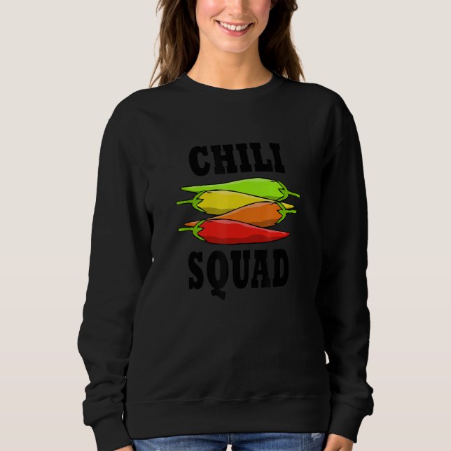 Sudadera Divertido dicho de la comida mexicana chile brin j (Anverso)