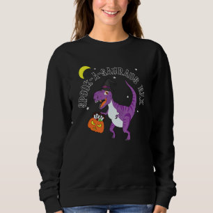 Sudadera Divertido dinosaurio de Halloween Spooky gráfico c