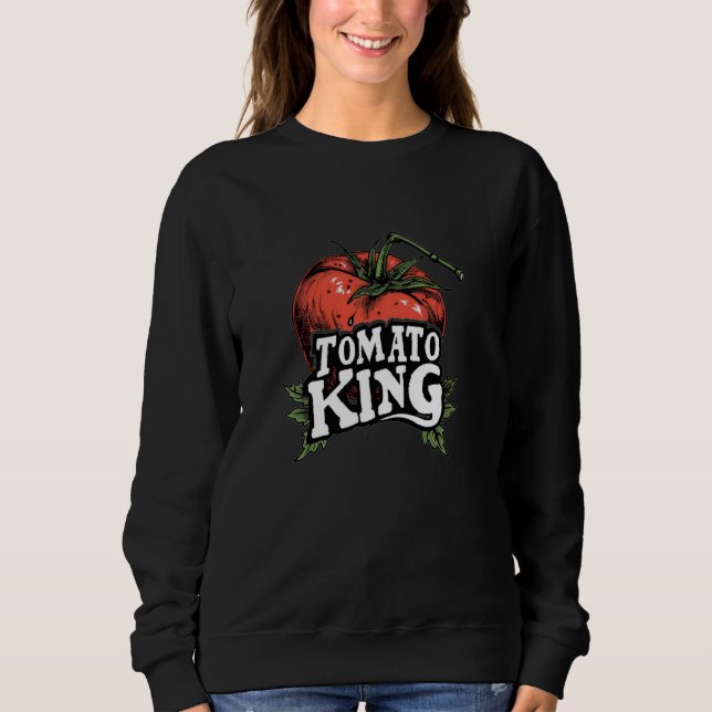 Sudadera Divertido discurso de tomates para el rey y los to (Anverso)