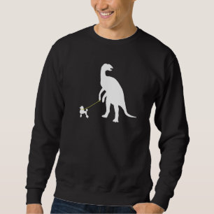 Sudadera Divertido dueño de perro de dinosaurio poodle